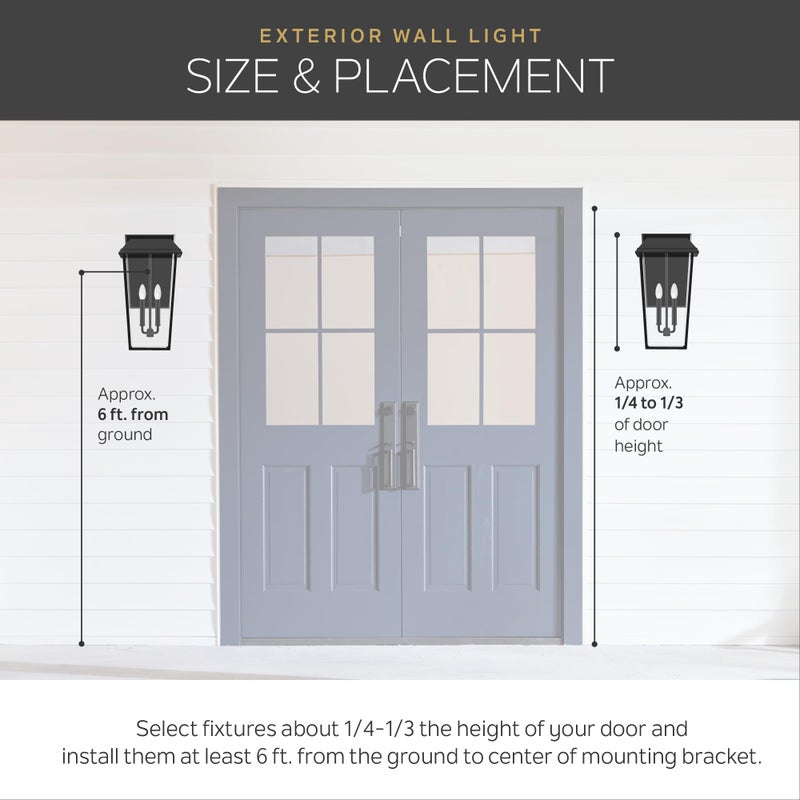 Kichler Capanna 13.25" Outdoor Wall Light in Black, 1-Light Exterior Wall Sconce Porch Light with Clear Water Glass, (13.25" H x 8.5" W), 49925BKT - Image 5